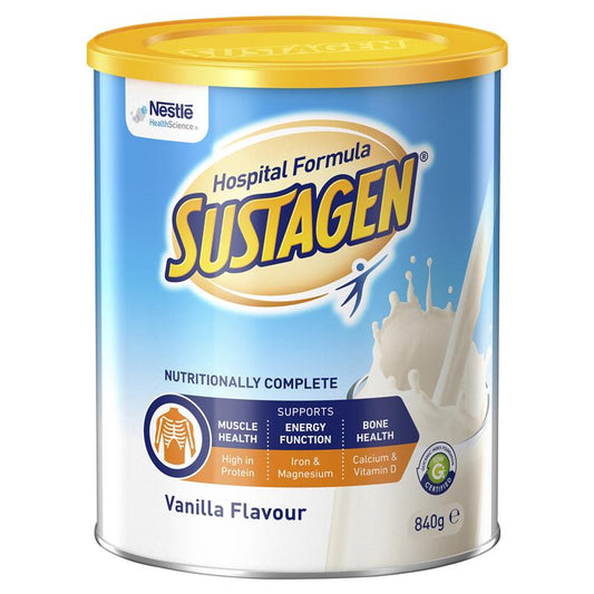 Sustagen Hospital Formula Nutritional Supplement Vanilla Flavour 840g