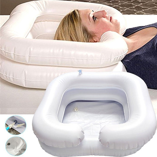 Inflatable Hair Washing Basin for Bedridden NDIS Aged Care