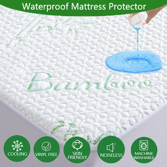 Bamboo Waterproof Mattress Protector Mattress Cover Incontinence