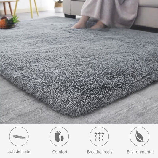 Soft Fluffy Shaggy Floor Rug NDIS and Aged Care