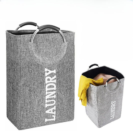 Foldable Laundry Hamper Bag With Handles Washing Storage Bag Basket Organiser
