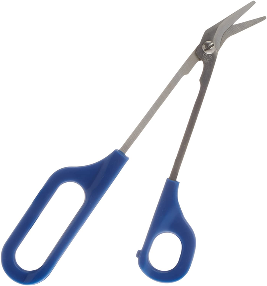 Homecraft Easi-Grip Chiropodist Scissors, Easy Grip Large Loop Long Handle
