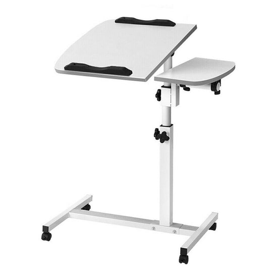 Overbed Table Adjustable Medical Care Over Bed Height