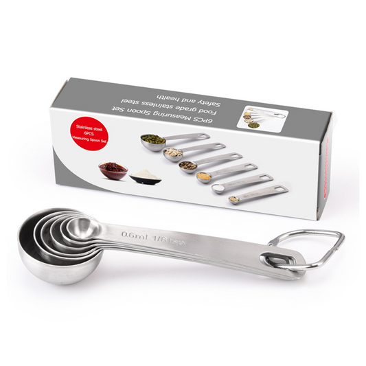6-in-1 Stainless Steel Measuring Spoons NDIS and Aged Care