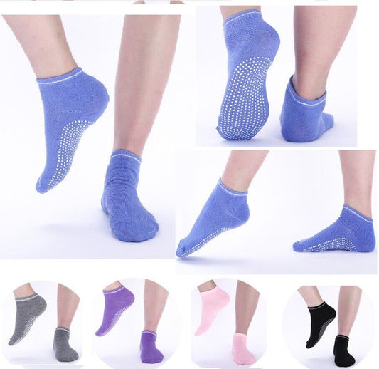 Women Sports Cotton Non-Slip Grip Socks NDIS and Aged Care