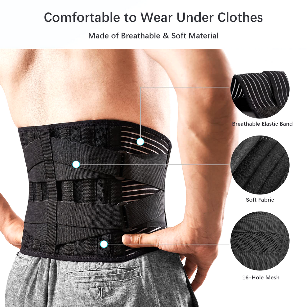 Lumbar Lower Back Support Brace Pain Relief Posture Orthosis Waist Belt Therapy NDIS Aged