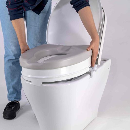 KING Soft Raised Toilet Seat