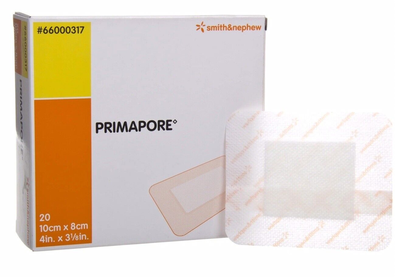 5x Wound Dressing Sterile Island Dressings Waterproof Adhesive Dressings 8x10cm