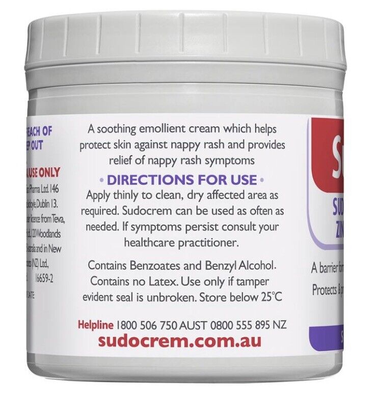 Sudocrem Baby Cream 400g for Nappy Rash