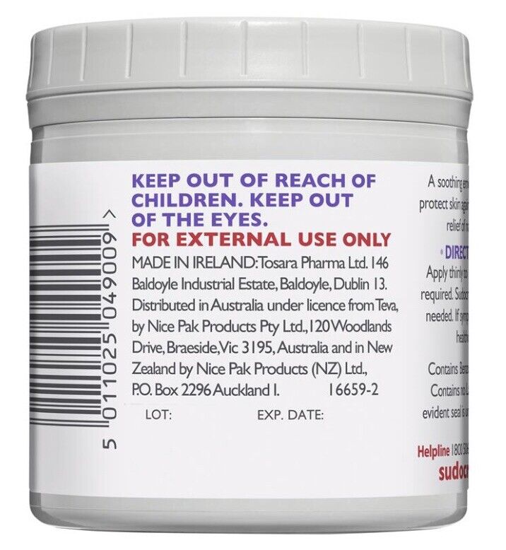 Sudocrem Baby Cream 400g for Nappy Rash