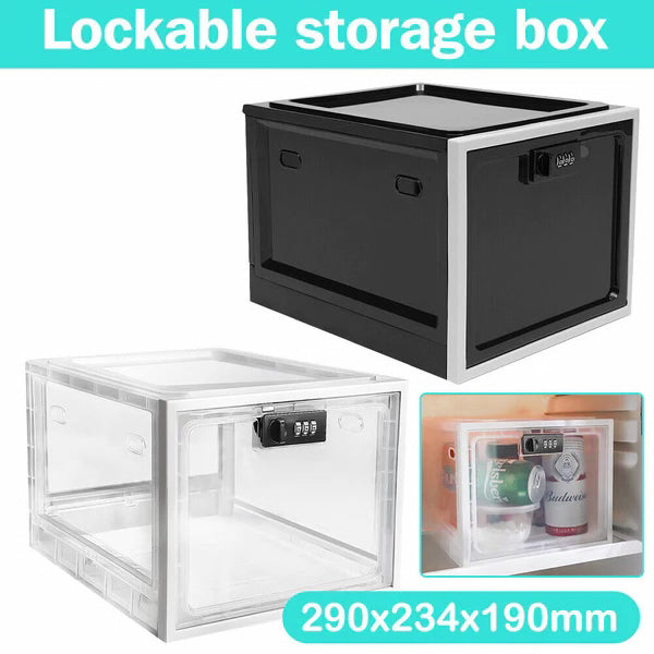Lockable Storage Box with locking feature for Food Medicines and Home Safety