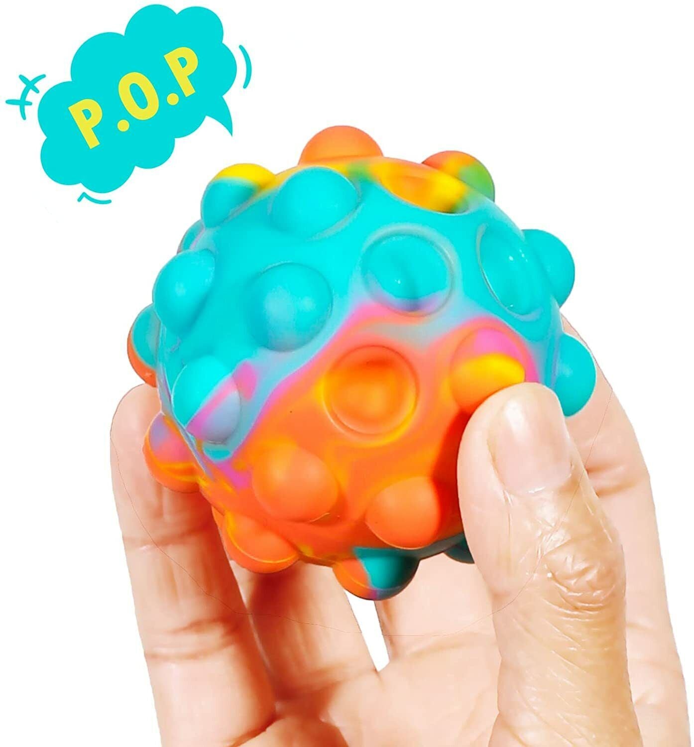 Sensory Squishy Stress Ball Pack for Kids and Adults - Anxiety Relief Fidget Toys