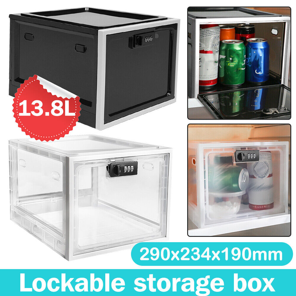 Lockable Storage Box with locking feature for Food Medicines and Home Safety