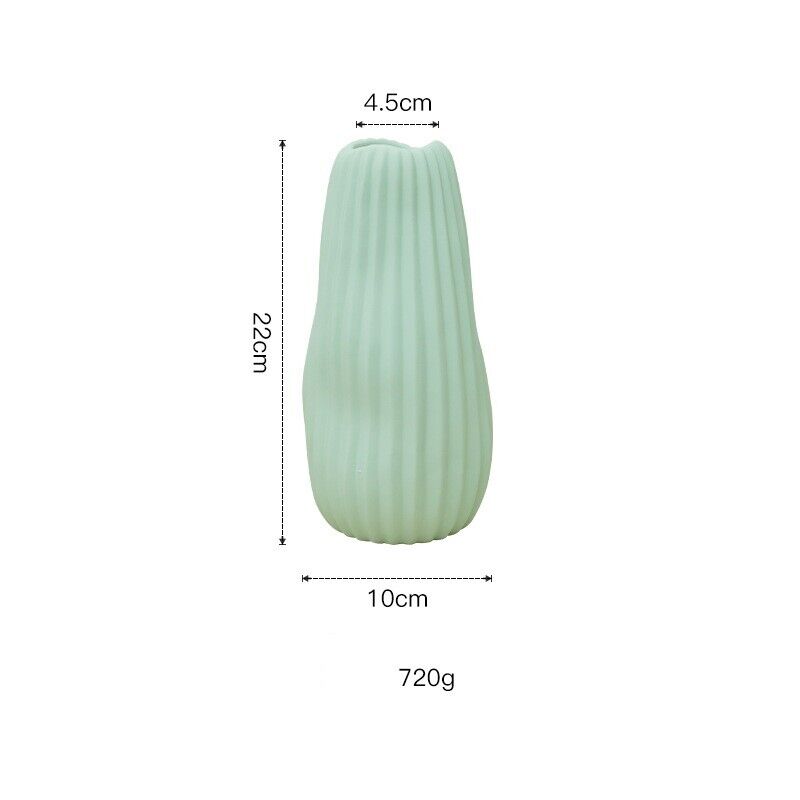 Ceramic Vase Nordic Morandi Irregular Rubber Paint Texture