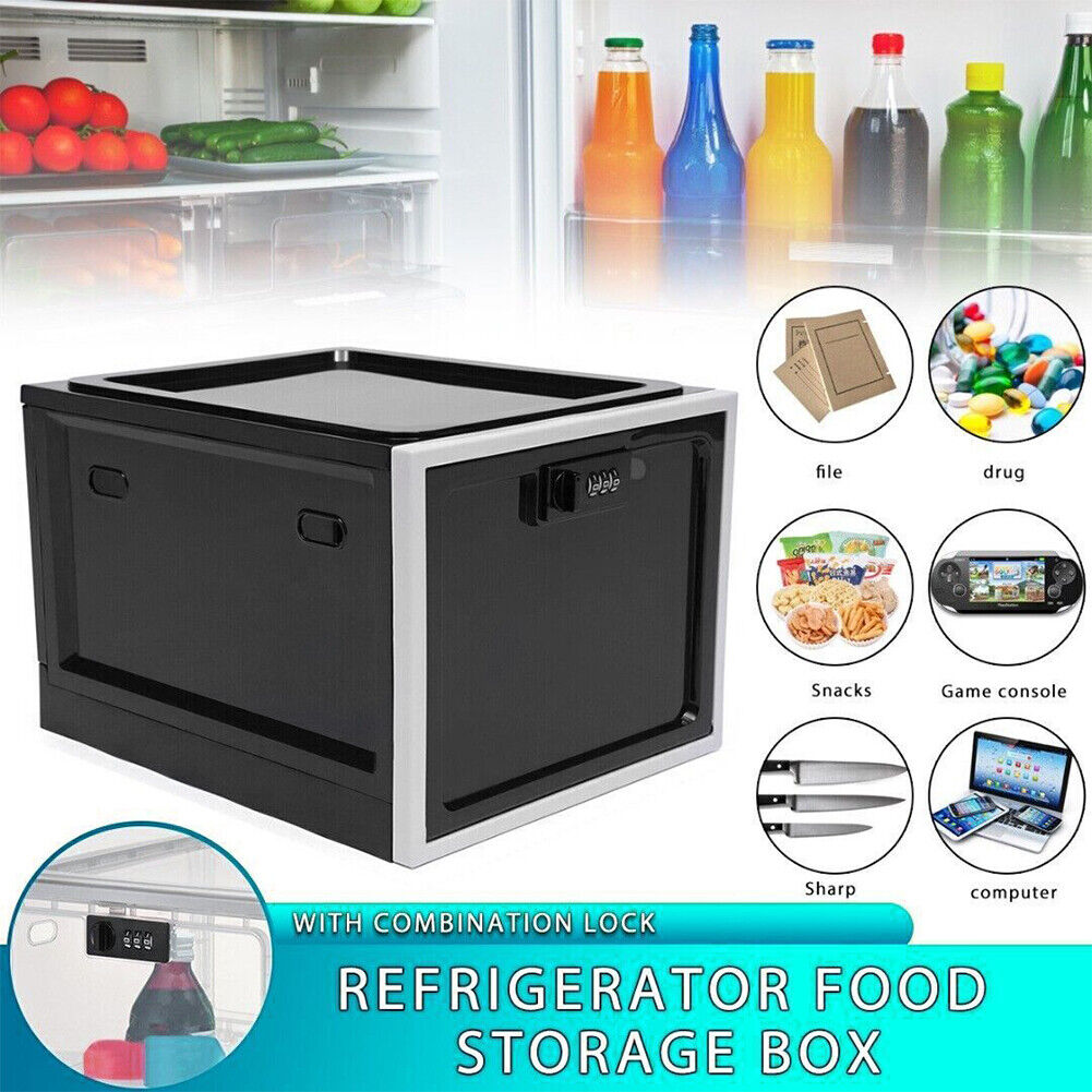 Lockable Storage Box with locking feature for Food Medicines and Home Safety